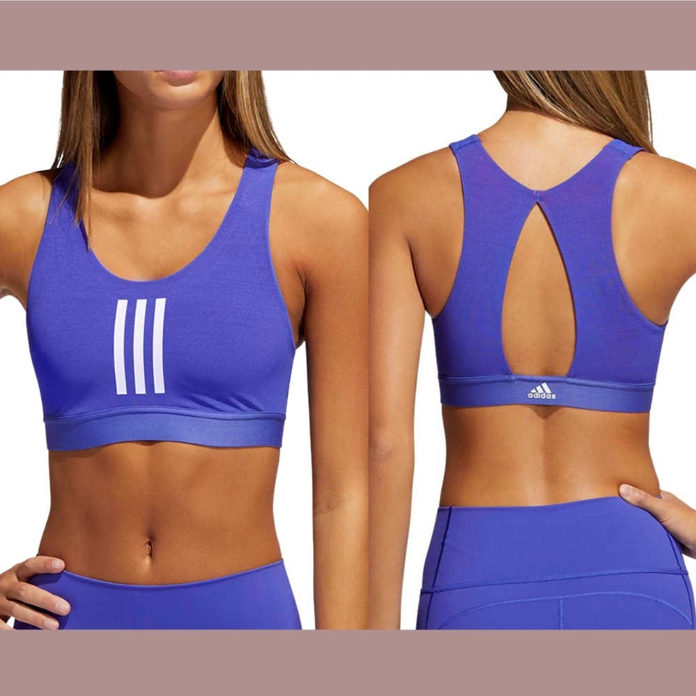 NWT Adidas [ XS ] Believe‎ This Primeblue Sports Bra in Scarlet Night